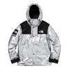 Supreme X The North Face Ss18 Metallic Interchange Jacket Unisex Silver