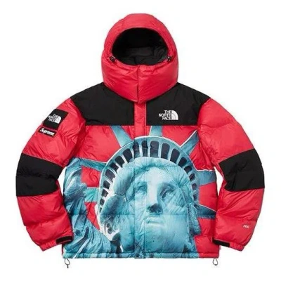 Supreme X The North Face Statue Of Liberty Mountain Jacket 'red'