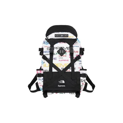 Pre-owned Supreme X The North Face Steep Tech Backpack 'white'