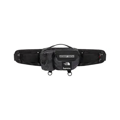 Pre-owned Supreme X The North Face Steep Tech Waist Bag 'black Dragon'