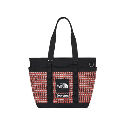 Pre-owned Supreme X The North Face Studded Explore Utility Tote 'red'