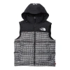 Supreme X The North Face Studded Nuptse Vest 'black White'