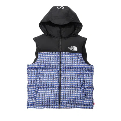 Pre-owned Supreme X The North Face Studded Nuptse Vest 'royal' In Blue