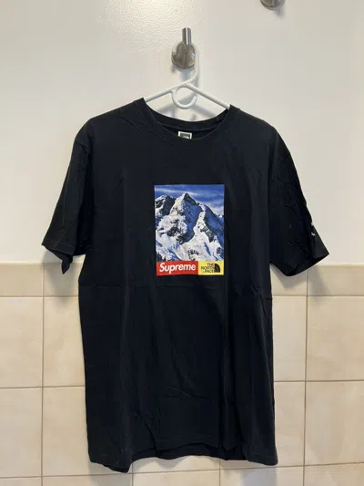 Pre-owned Supreme X The North Face Supreme North Face Tee 2017 In Black