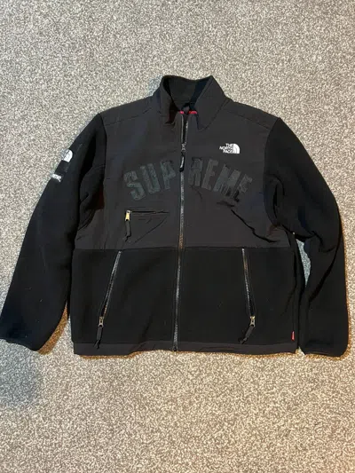Pre-owned Supreme X The North Face Supreme The North Face Arc Logo Denali Fleece Jacket In Black