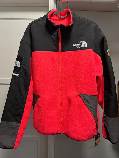 Pre-owned Supreme X The North Face Supreme The North Face Rtg Rocket Red Fleece Jacket
