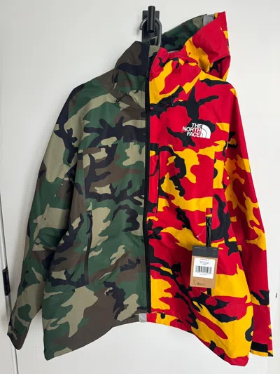 Pre-owned Supreme X The North Face Supreme The North Face Split Taped Seam Shell Jacket In Camo