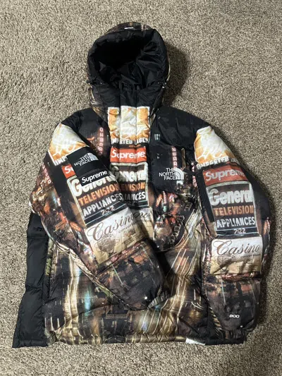 Pre-owned Supreme X The North Face Supreme The North Face Times Square 800 Down In Multi