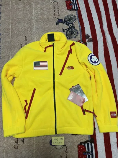 Pre-owned Supreme X The North Face Supreme Tnf North Trans Antarctica Expedition Fleece Jacket In Yellow