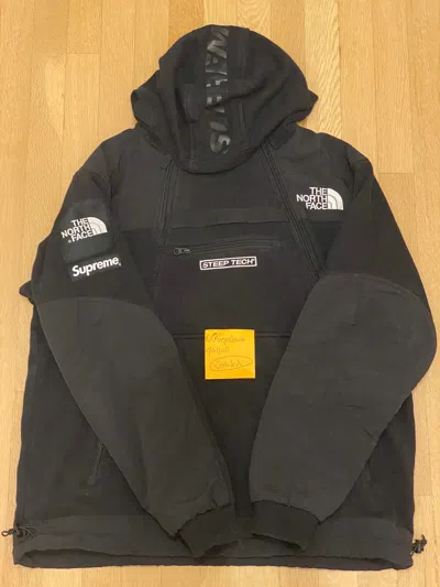 Pre-owned Supreme X The North Face Supreme Tnf Steep Tech Zip Up In Black
