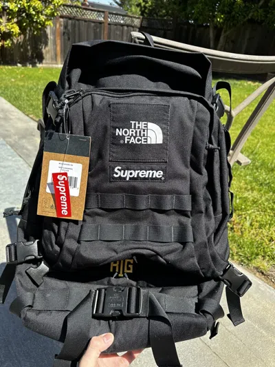 Pre-owned Supreme X The North Face Supreme X North Face Rtg Black Backpack