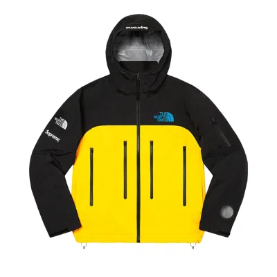 Pre-owned Supreme X The North Face Taped Seam Shell Jacket 'yellow'