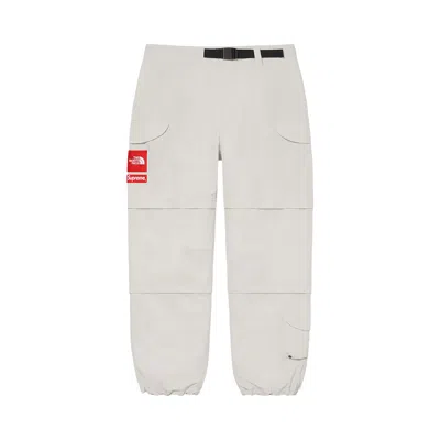 Pre-owned Supreme X The North Face Trekking Zip-off Belted Pant 'stone' In Grey