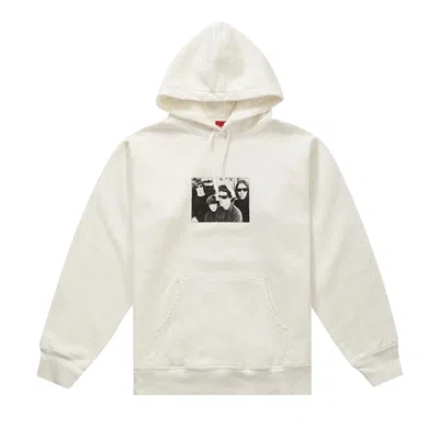 Pre-owned Supreme X The Velvet Underground Hooded Sweatshirt 'white' | Men's Size S