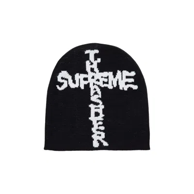 Pre-owned Supreme X Thrasher Beanie 'black'