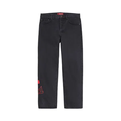Pre-owned Supreme X Thrasher Regular Jean 'washed Black'