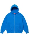 SUPREME X THRASHER ZIP-UP "BLUE" HOODIE