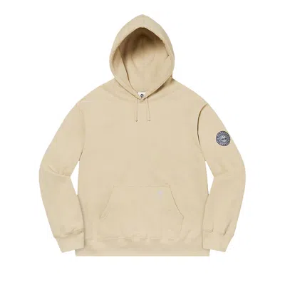 Pre-owned Supreme X Timberland Hooded Sweatshirt 'taupe' In Tan
