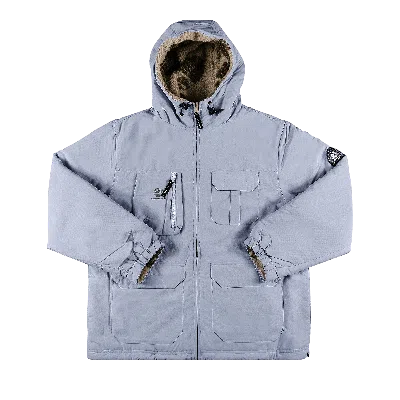 Pre-owned Supreme X Timberland Reversible Ripstop Jacket 'dusty Blue'