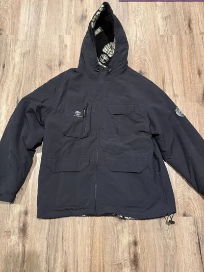 Pre-owned Supreme X Timberland Supreme Timberland Reversible Ripstop Jacket In Black