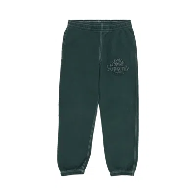 Pre-owned Supreme X Timberland Sweatpant 'dark Green' | Men's Size L