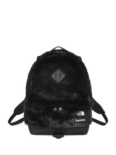 Supreme X Tnf Faux-fur "black" Backpack