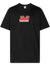 Supreme X Toy Machine Devil Cat "black" T-shirt In Black
