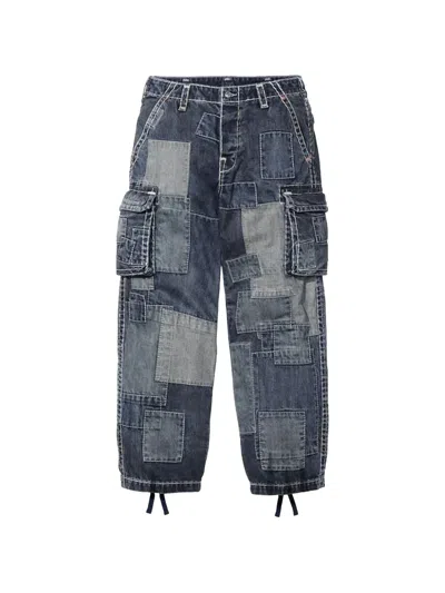 Supreme X True Religion Patchwork Cargo Pants In Blue