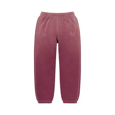 Pre-owned Supreme X True Religion Sweatpant 'eggplant' | Red | Men's Size S