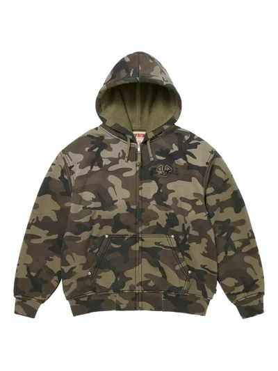 Supreme X True Religion Zip-fastening Sweatshirt In Green