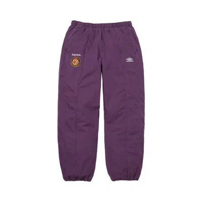 Pre-owned Supreme X Umbro Cotton Ripstop Track Pant 'plum' | Purple | Men's Size S