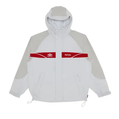 Pre-owned Supreme X Umbro Gore-tex Hooded Jacket 'white' | Men's Size L