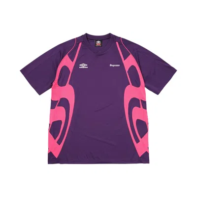 Pre-owned Supreme X Umbro Old English Jersey 'purple' | Men's Size L