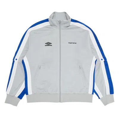 Pre-owned Supreme X Umbro Snap Sleeve Jacket 'light Grey'