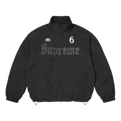 Supreme X Umbro Ss26 Rhinestone Track Jacket 'black'