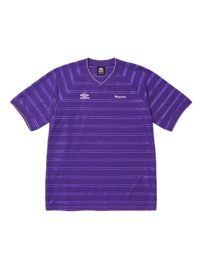 Supreme X Umbro® Striped "ss 25 In Purple