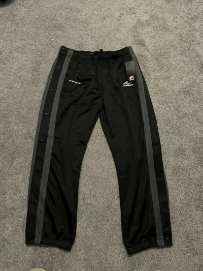 Pre-owned Supreme X Umbro Supreme Umbro Track Pants In Black