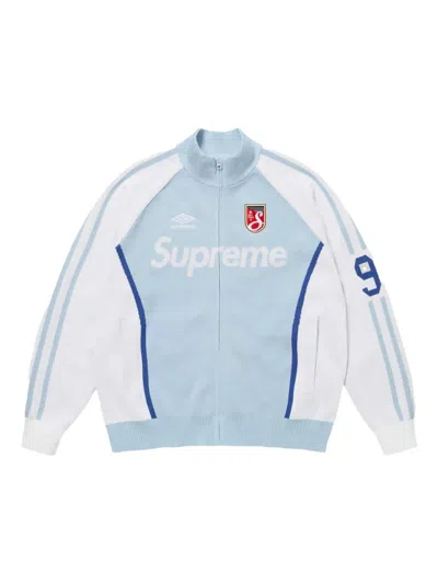 Supreme X Umbro® 拉链卫衣 In Blue