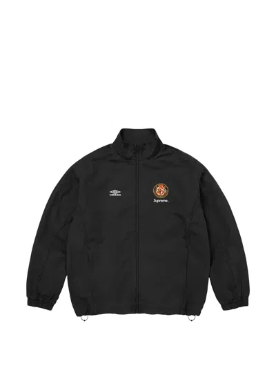 Supreme X Umbro Zip-up Cotton Track Jacket In Black