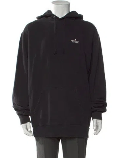 Pre-owned Supreme X Undercover 2018 X Public Enemy Hoodie In Black
