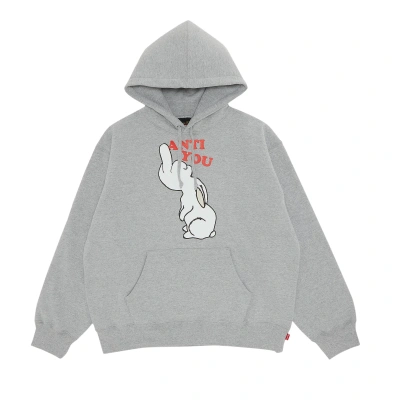 Pre-owned Supreme X Undercover Anti You Hooded Sweatshirt 'heather Grey'