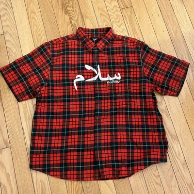 Pre-owned Supreme X Undercover Flannel Shirt Red