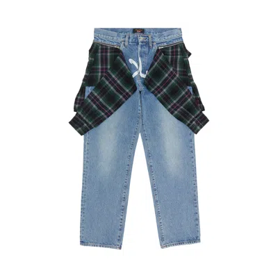 Pre-owned Supreme X Undercover Layered Jean 'washed Indigo' In Blue