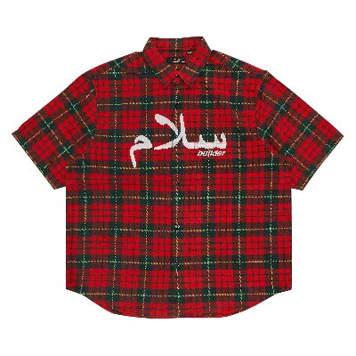 Pre-owned Supreme X Undercover Short-sleeve Flannel Shirt Red Plaid