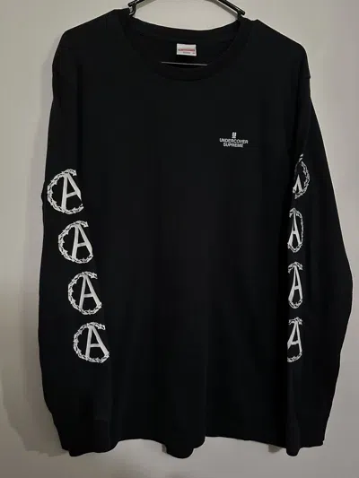 Pre-owned Supreme X Undercover Supreme Undercover Anarchy Long Sleeve Tee In Black