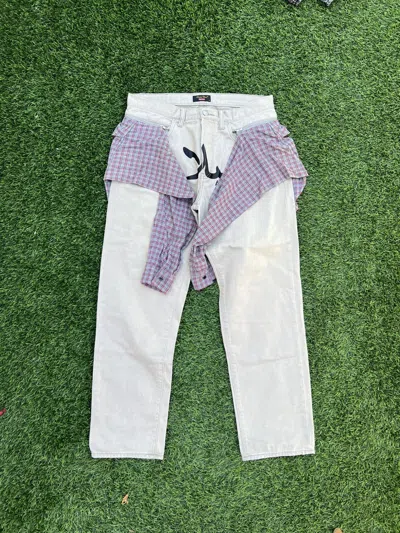 Pre-owned Supreme X Undercover Supreme Undercover Flannel Layered Jeans Chino In Sand