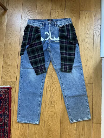 Pre-owned Supreme X Undercover Supreme Undercover Layered Jean Washed Indigo 36 In Blue