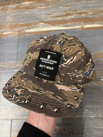 Pre-owned Supreme X Undercover Supreme Undercover Studded 6-panel Brown Camo