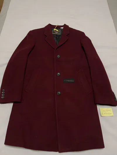 Pre-owned Supreme X Undercover Supreme Undercover Wool Coat Jacket Burgundy In Red