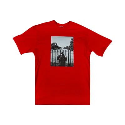 Pre-owned Supreme X Undercover X Public Enemy Whitehouse T-shirt 'red' | Men's Size M